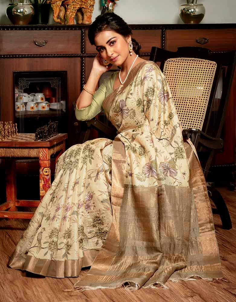 Tussar Kosa Saree